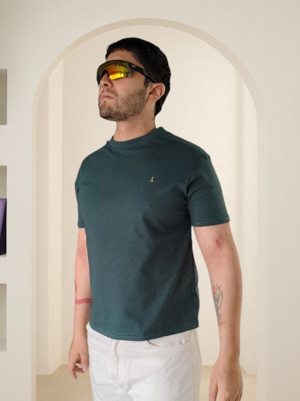 Camiseta regular fit verde