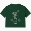Photoroom-20250507_182116 Flower boxy t-shirt - verde